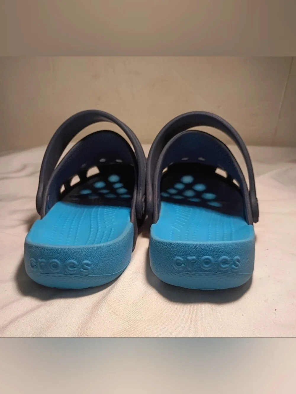 Crocs Kids' Electro Clog Navy / Electric Blue Size J1